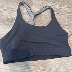 Born primitive, gray sports bra